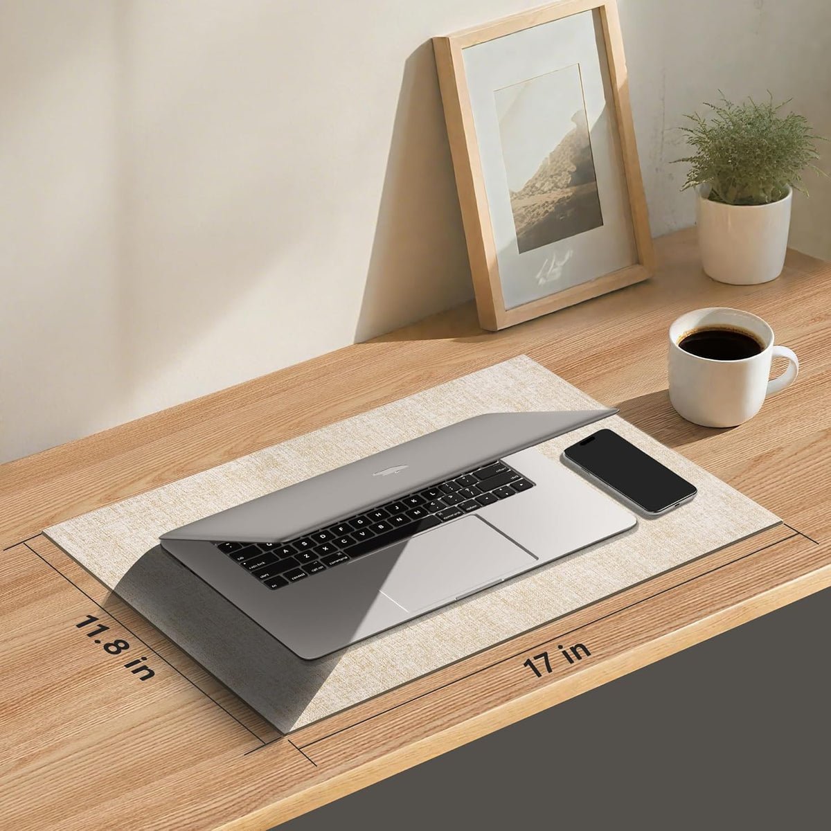 DOLOPL Placemats Set of 12, Reversible Wipeable & Heat Resistant Place Mats, Modern Faux Leather
