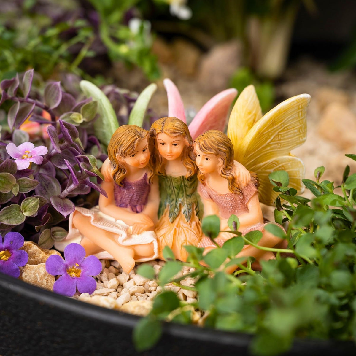 PRETMANNS Fairies for Fairy Garden - Accessories for an Outdoor or Indoor Miniature Garden