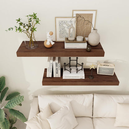 Floating Shelves 36 Inch Long, 12 Inch Deep Floating Shelves for Wall, 36 x 12 Shelves for Wall