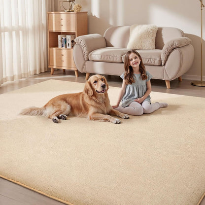 Sour Lemon 8x10 Area Rugs for Living Room, Soft Large Area Rug Fluffy Rugs for Bedroom，Machine