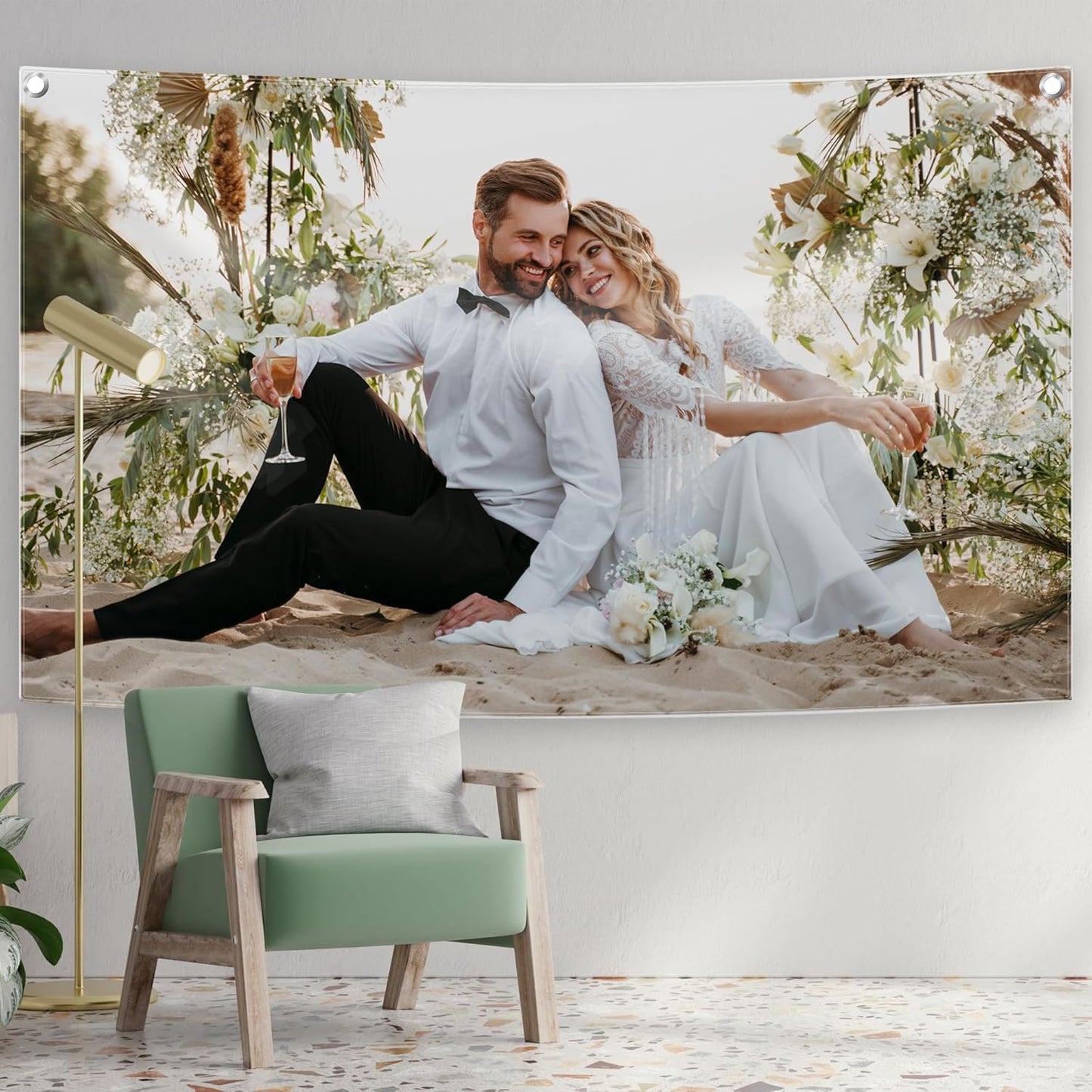 Personalized Custom Tapestry - Ships Next Business Day, Made in USA - Upload Your Own Image for a