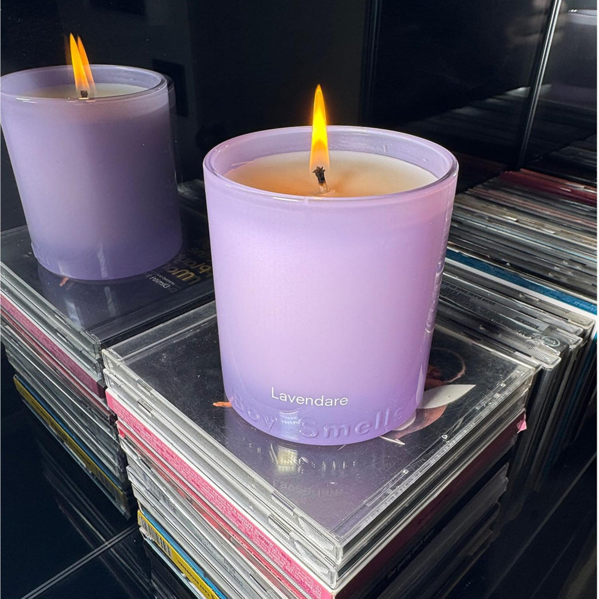 Boy Smells Lavender Candle - 8.5 oz - Luxury Candle with Lemon, Lavander, and Vetiver - Up to