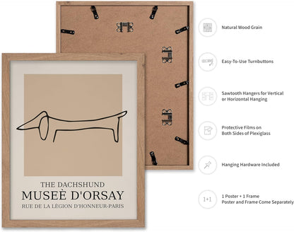 Poster Master Vintage Poster - Retro Minimalist Print - Gift for Artist, Housewarming - Dachshund