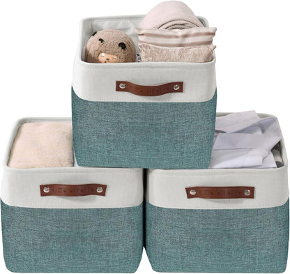 DECOMOMO Storage Baskets for Shelves - Fabric Closet Organizers and Storage Bins, Perfect Baskets