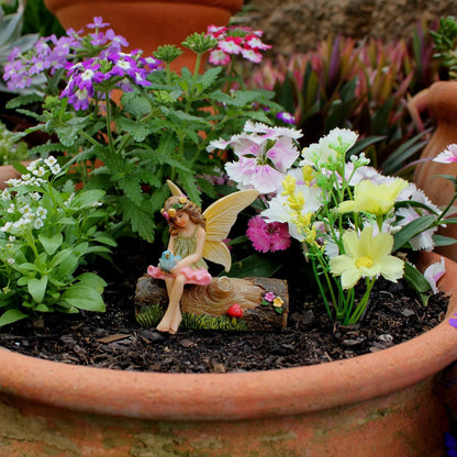 PRETMANNS Fairy Garden Fairies – Cute Accessories for Indoor or Outdoor Miniature Garden - Figurine