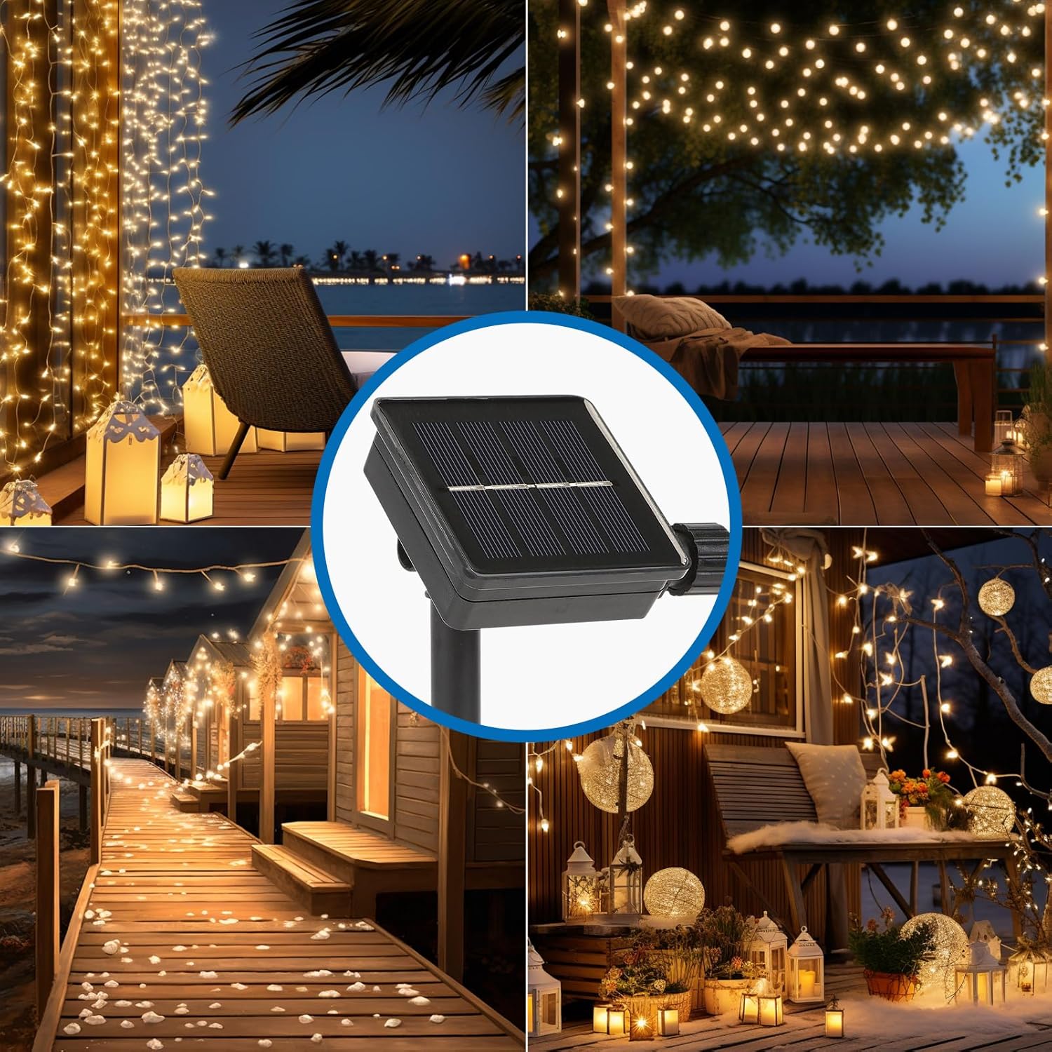 Replacement Solar Light Parts-Solar Light Replacement Tops for LED Panel Lantern Lid,Panel Lights