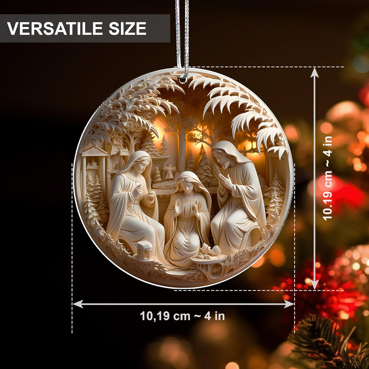 Jabihome Christmas Ornaments 2025, Exchange for Women, Men, Collectible Dated Year Ornaments for