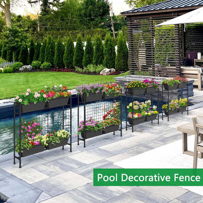 Raised Garden Beds with Legs Elevated Garden Planter Boxes with Trellis Raised Flower Boxes Patio