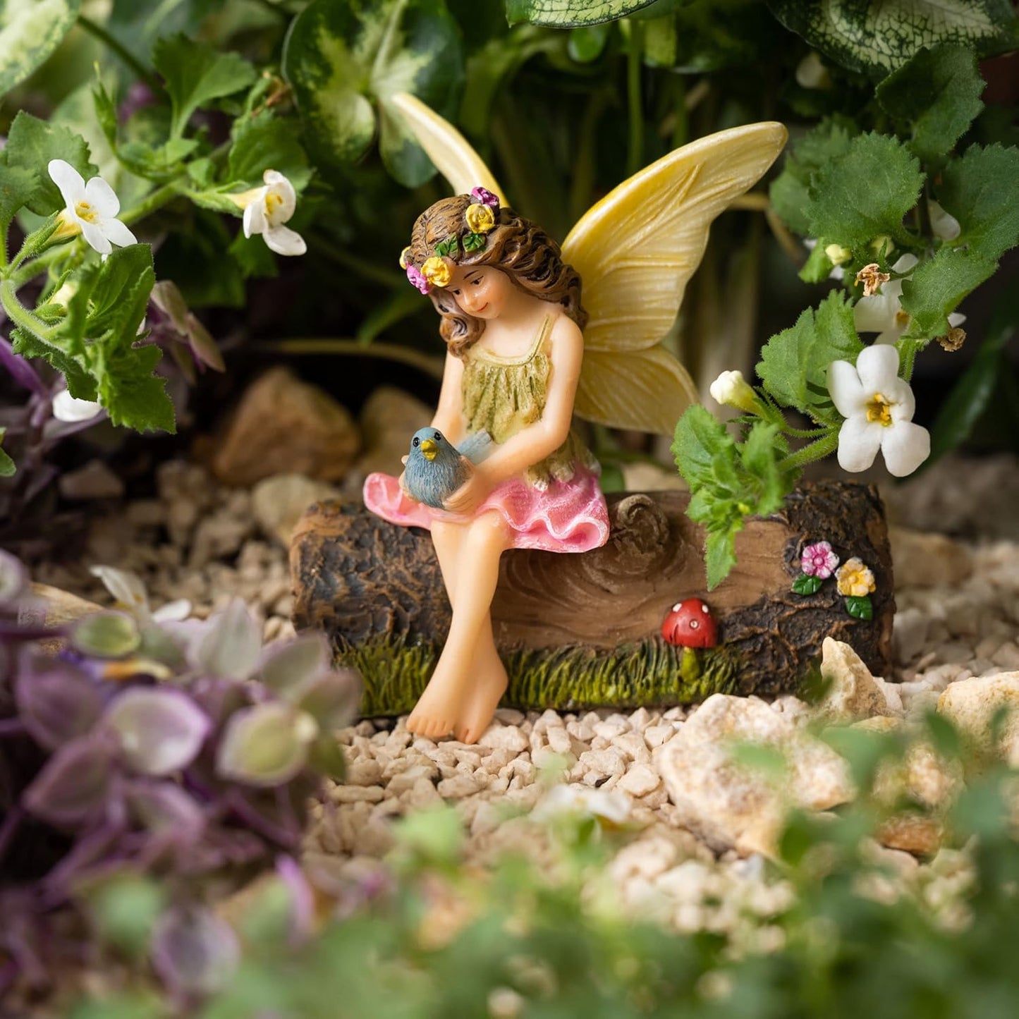 PRETMANNS Fairy Garden Fairies – Cute Accessories for Indoor or Outdoor Miniature Garden - Figurine