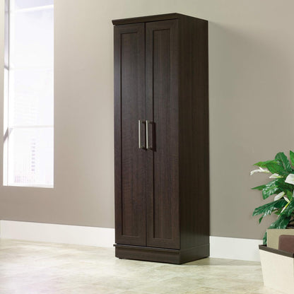 Sauder HomePlus Kitchen Pantry Storage Cabinet with Adjustable Shelves, Laundry Bathroom, L: 23.31"