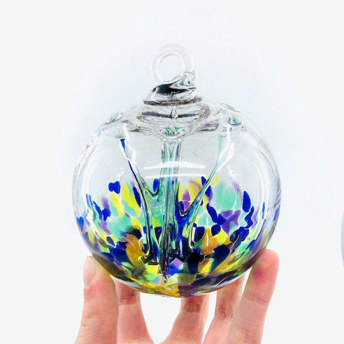 Luke Adams Handmade Glass Gazing Balls for Garden on Clearance – Hand Blown Glass Gazing Ball for