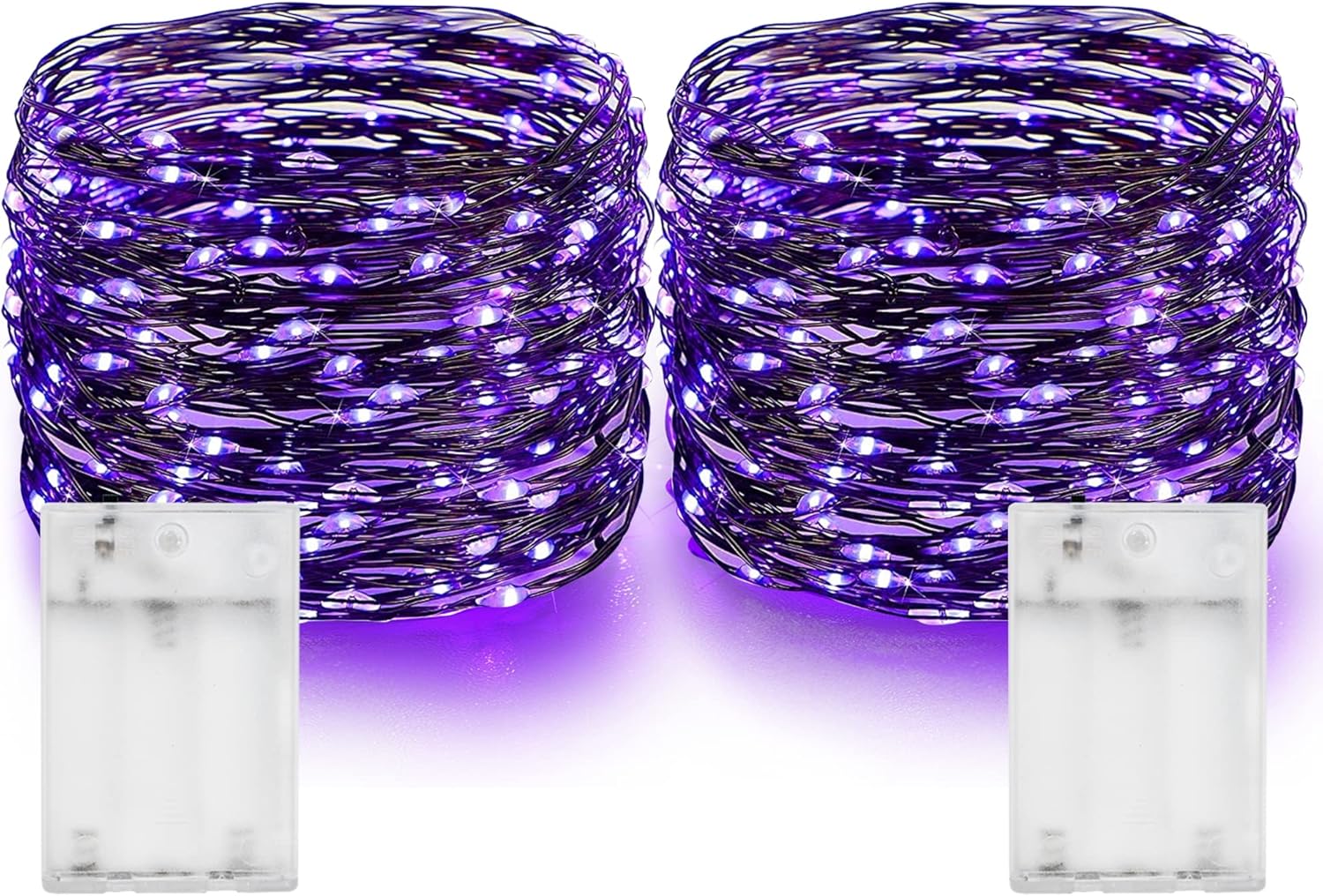 Dazzle Bright Fairy String Lights, Total 40FT 120LED Copper Wire Battery Operated Waterproof