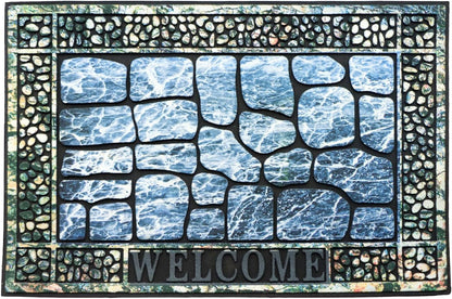 Door Mat Welcome Mat, Heavy Duty Door Mat 17.7 x 29.5 Inch Front Door Mat Rug Doormat for Outdoor