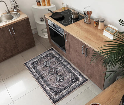 Keen Home Design 2x3 Rug - Machine Washable Entry Rug with Non-Slip Backing, Ideal for Enteryway