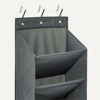 Amazon Basics 8 Tier Over the Door Shoe Organizer, Large Capacity Space Saving Hanging Shoe Storage