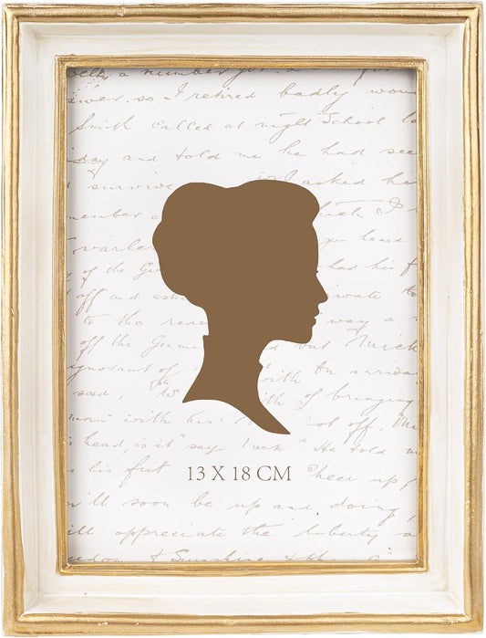 AELS 5x7 Inch Vintage Picture Frame, Elegant Antique Photo Frames with Glass Front, Photo Display