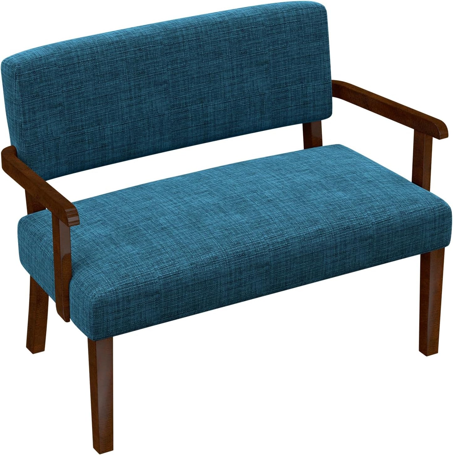 Accent Chair 2 Seat, Arm Chairs with Soft Seat and Armrests for Living Room, Love seat for Dining