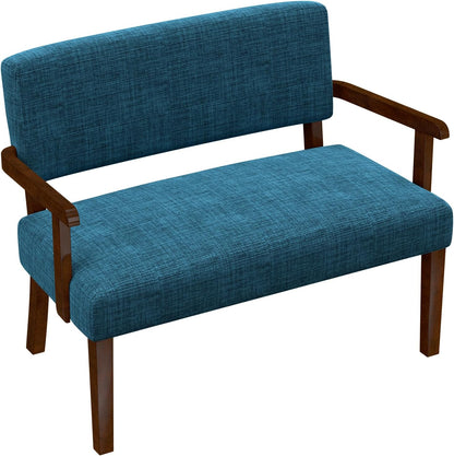 Accent Chair 2 Seat, Arm Chairs with Soft Seat and Armrests for Living Room, Love seat for Dining