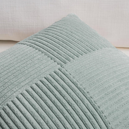 Fancy Homi 2 Packs Grey Blue Samll Decorative Throw Pillow Covers 14x14 Inch with for Couch Bed