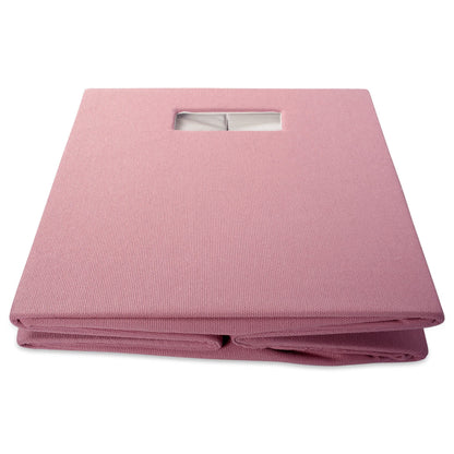 DII Fabric Storage Cube Organizer Bin 13x13x13 Foldable, Rose