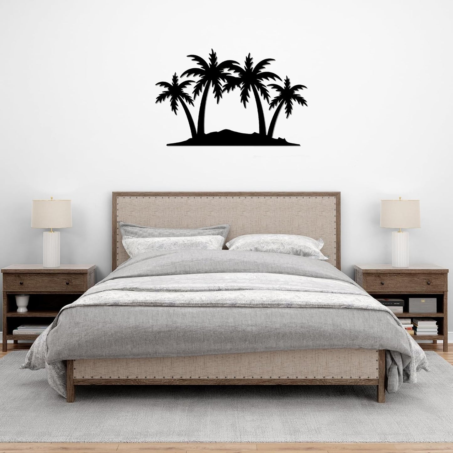 METALPLEX Palm Tree Metal Wall Art - Durable And Rust-free Indoor & Outdoor Aluminum Composite Wall
