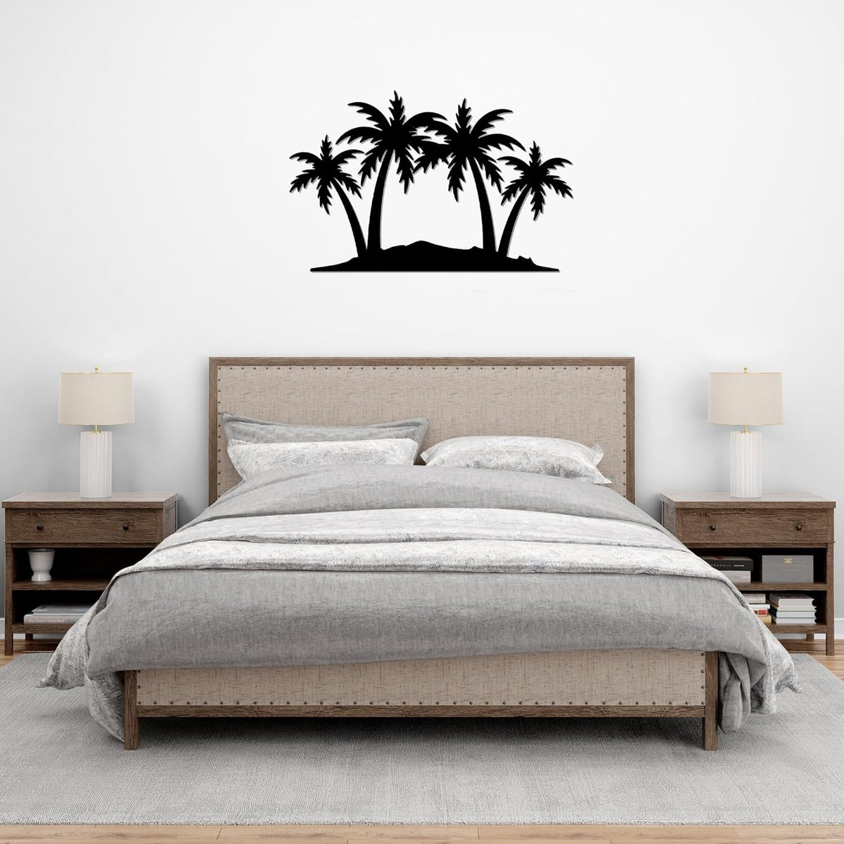 METALPLEX Palm Tree Metal Wall Art - Durable And Rust-free Indoor & Outdoor Aluminum Composite Wall