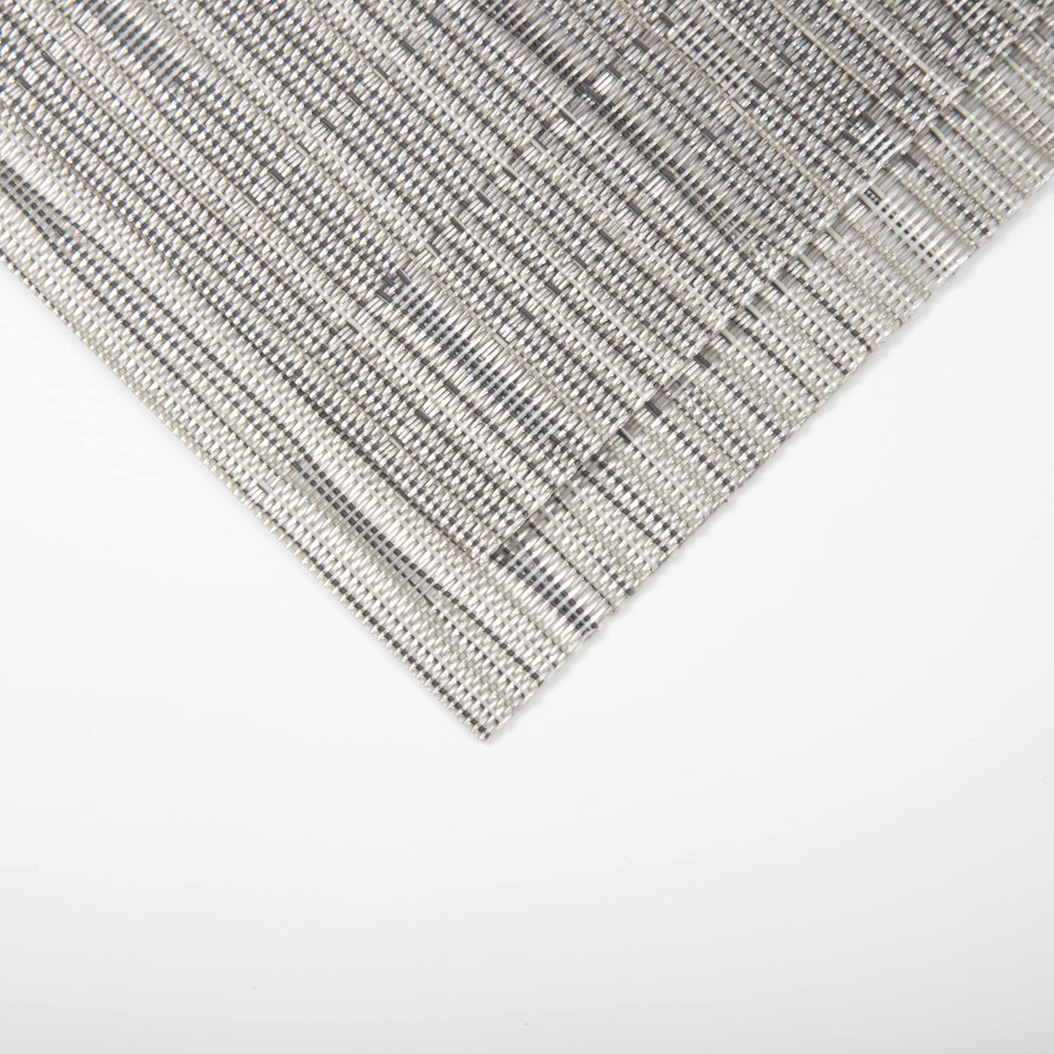Sliver Placemats Set of 4 - Easy Clean Modern Durable Washable Vinyl Place Mats - Heat Resistant