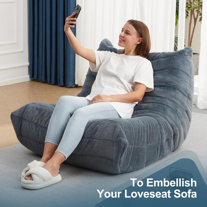 Bean Bag Chairs for Adults Giant Bean Bag Chair Memory Foam BeanBag Chair Big Bean Bag Sofa with
