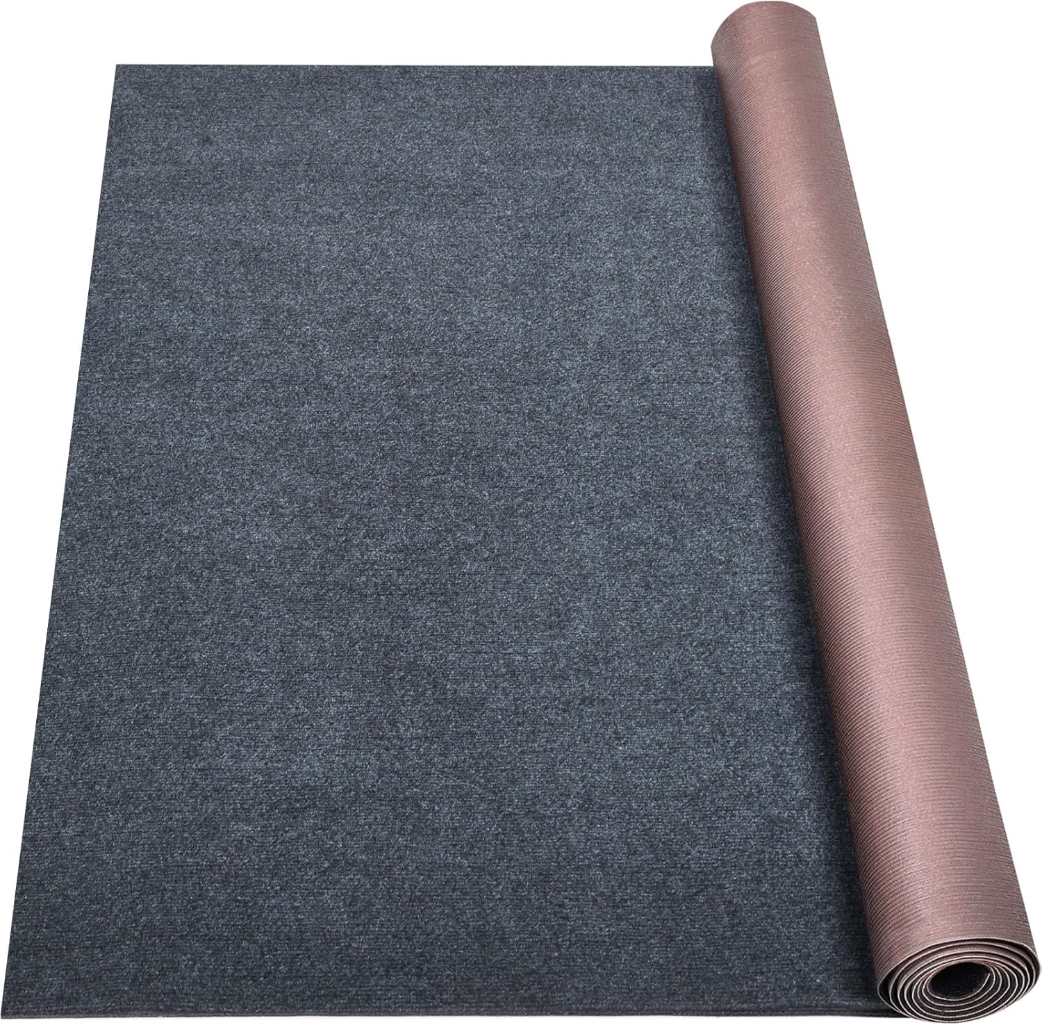 Marine Carpet,5 FT x 20 FT Dark Gray Indoor Outdoor Carpet 0.2" Thick Boat Carpet with Water-Proof