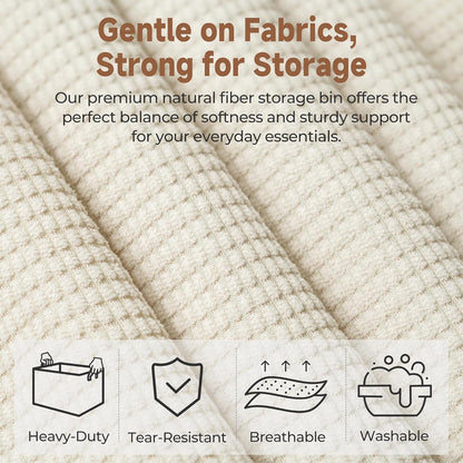 StorageWorks Storage Bins, Shelves Baskets for Organizing, Large Fabric Closet Organizers with