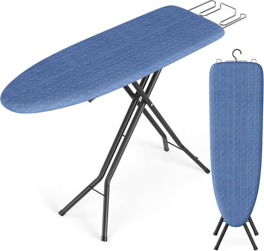 SONGMICS Ironing Board, Foldable Iron Board, Height Adjustable up to 35 Inches, with 4 Layered