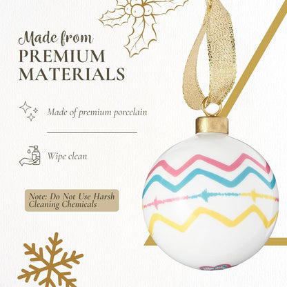 Spode Kit Kemp Christmas Ornament - Rik RAK - Fine China Whimsical Festive Keepsake, Collectible