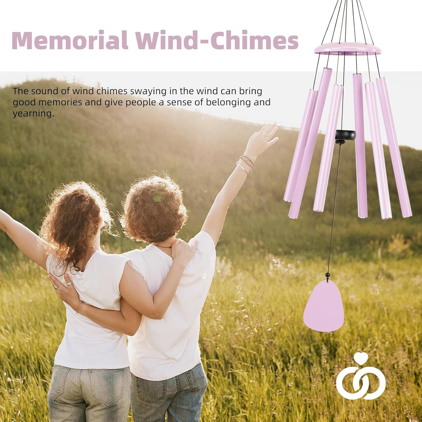 Wind-Chimes-Outdoor-Deep-Tone, Large Soothing Melodic Tones Windchimes, Wind Chimes for Outside