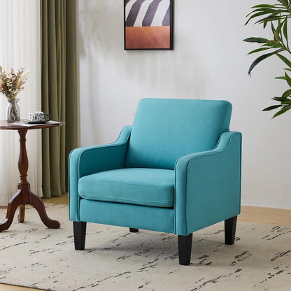 VINGLI Accent Chairs for Living Room Mid Century Modern Chair Sofa Chair Upholstered Arm Chair with