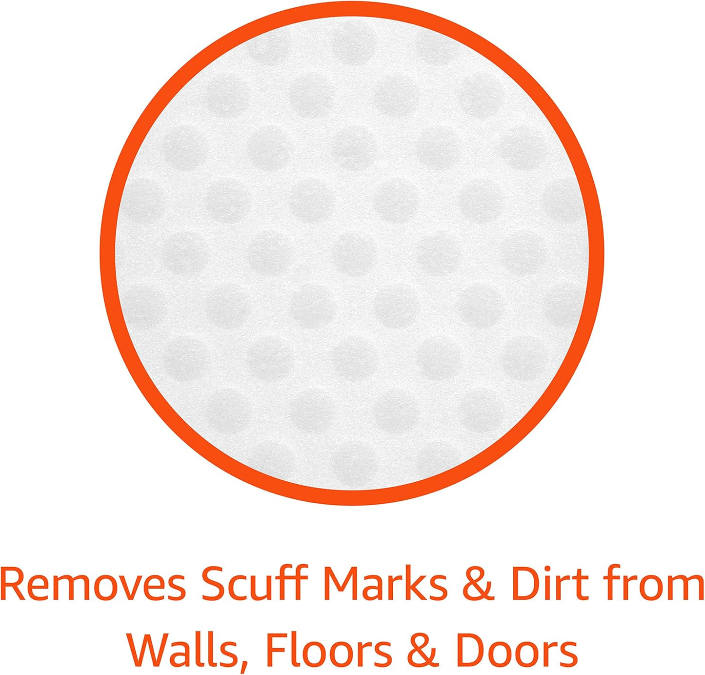Amazon Basics Extra Durable Eraser, Cleaning Sponges, Removes Scruff Marks and Dirt from Any