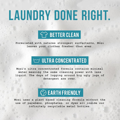 Laundry Detergent Liquid, Central Coast- Sandalwood & Lavender, 50+ Loads, Concentrated, Non toxic