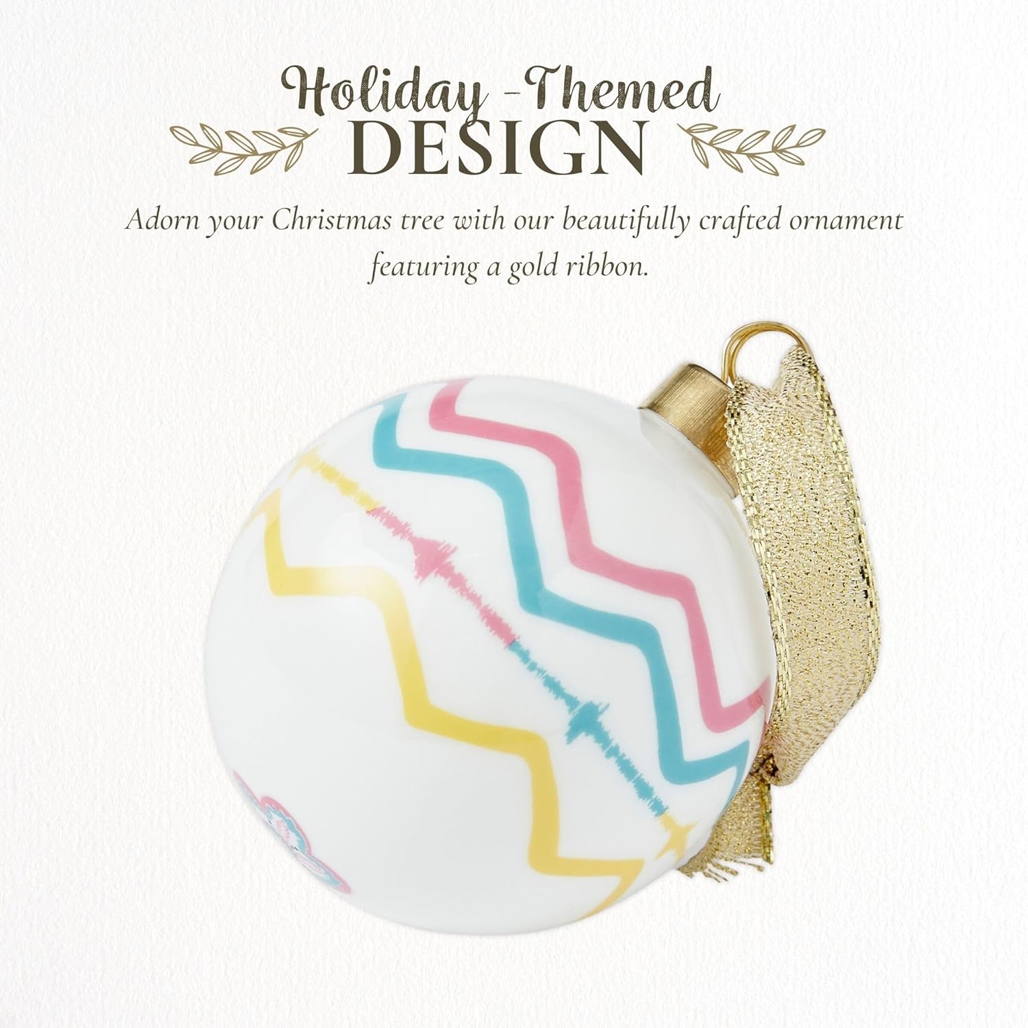 Spode Kit Kemp Christmas Ornament - Rik RAK - Fine China Whimsical Festive Keepsake, Collectible
