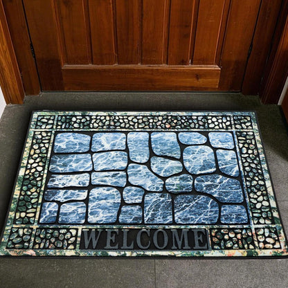 Door Mat Welcome Mat, Heavy Duty Door Mat 17.7 x 29.5 Inch Front Door Mat Rug Doormat for Outdoor