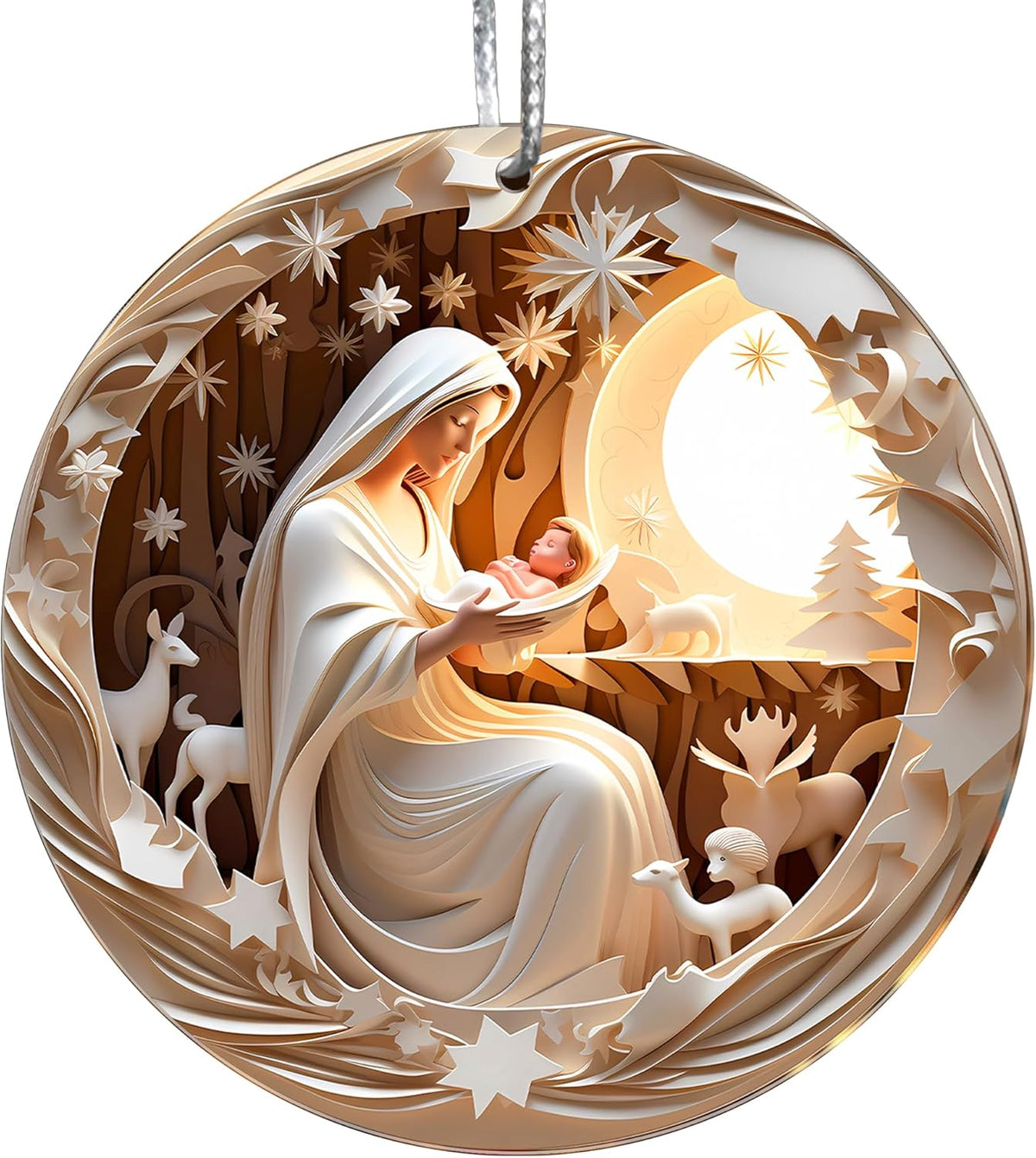 Jabihome Christmas Ornaments 2025, Exchange for Women, Men, Collectible Dated Year Ornaments for