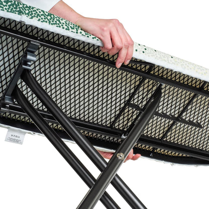 Brabantia Size A Compact Small Ironing Board (43x12 in) 7 Height Options, Adjustable Steam Iron