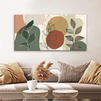Tsomzxng Abstract Boho Wall Art Century Modern Canvas Art Wall Decor Artwork Abstract Wall Decor