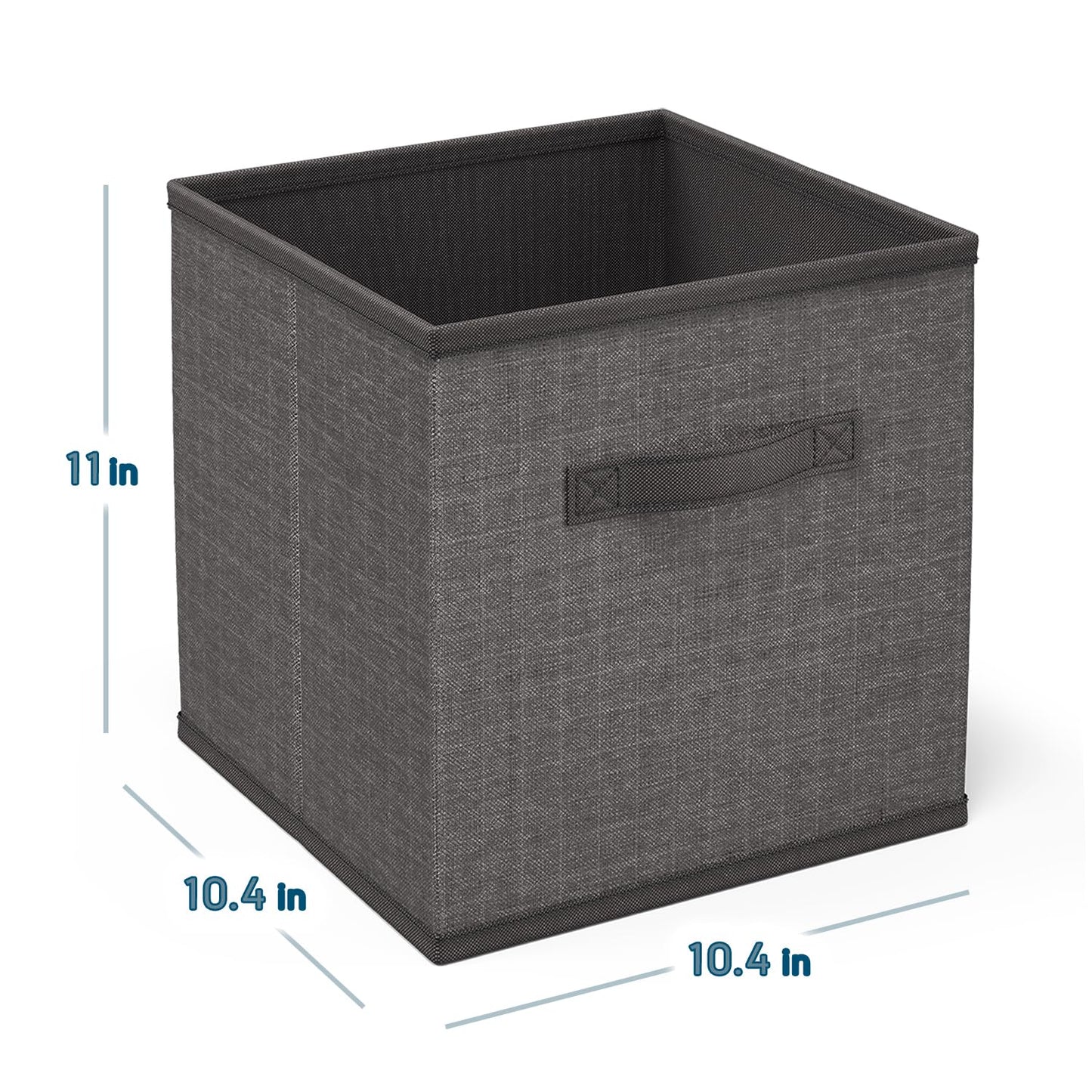 Nestl Cube Storage Bins, Foldable 12 Cube Storage Organizer Bins, Fabric Storage Cubes, Storage