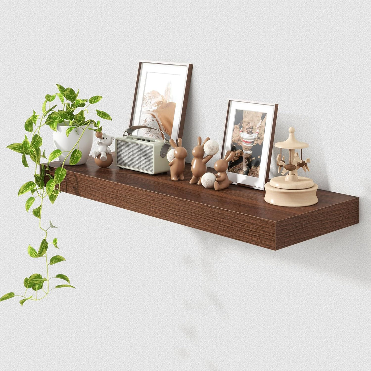 Deep Floating Shelves for Wall | 36 Inch Wide x 12 Inch Deep Floating Shelves | 36W x 12D Rustic