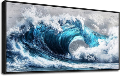 PHAOHUAXM Large Canvas Wall Art For Living Room Wall Decor For Bedroom Ocean Inspiration Wall
