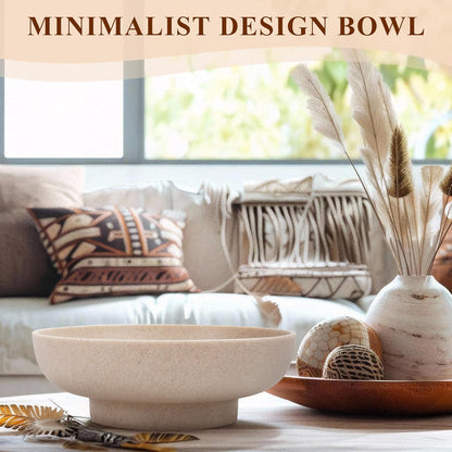 Large Decorative Bowl, Modern Handicraft Resin Bowls for Home Decor, Decorative Fruit Bowl for