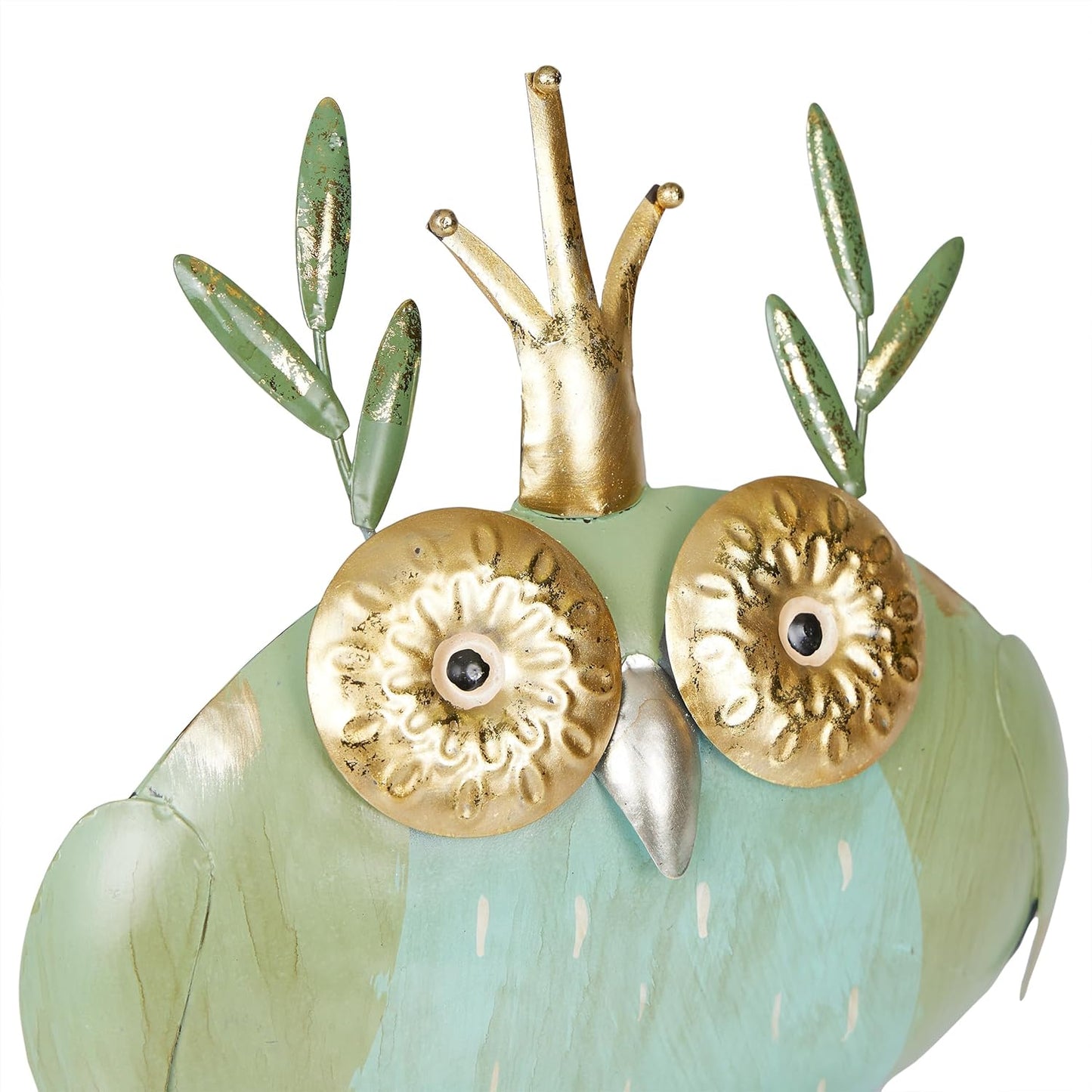 Alpine Corporation MCC808HH Metal Owl Queen, Whimsical Animal Outdoor Décor for Patio, Lawn &
