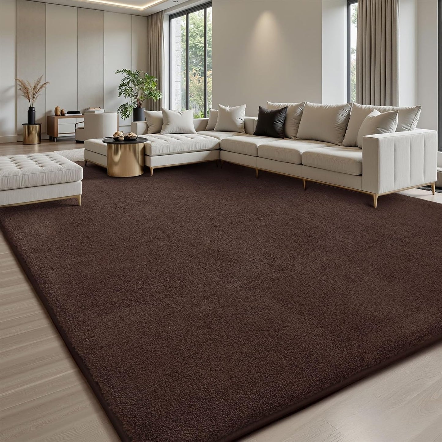 Sour Lemon 9x12 Area Rugs for Living Room, Soft Large Area Rug Fluffy Rugs for Bedroom，Machine