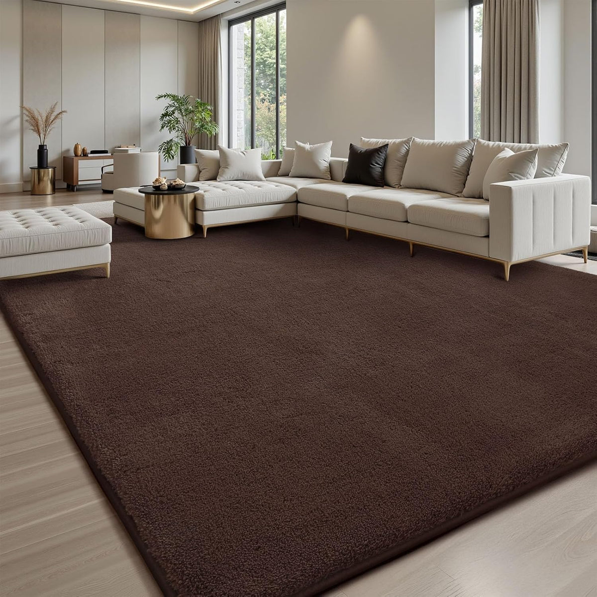 Sour Lemon 10x14 Area Rugs for Living Room, Soft Large Area Rug Fluffy Rugs for Bedroom，Machine