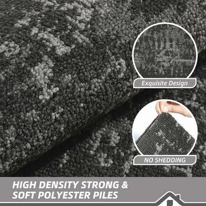 BEQHAUSE Dirt Trapper Door Mat 24"x36" Non-Slip Door Mats Washable Entryway Rugs Stain Resistant