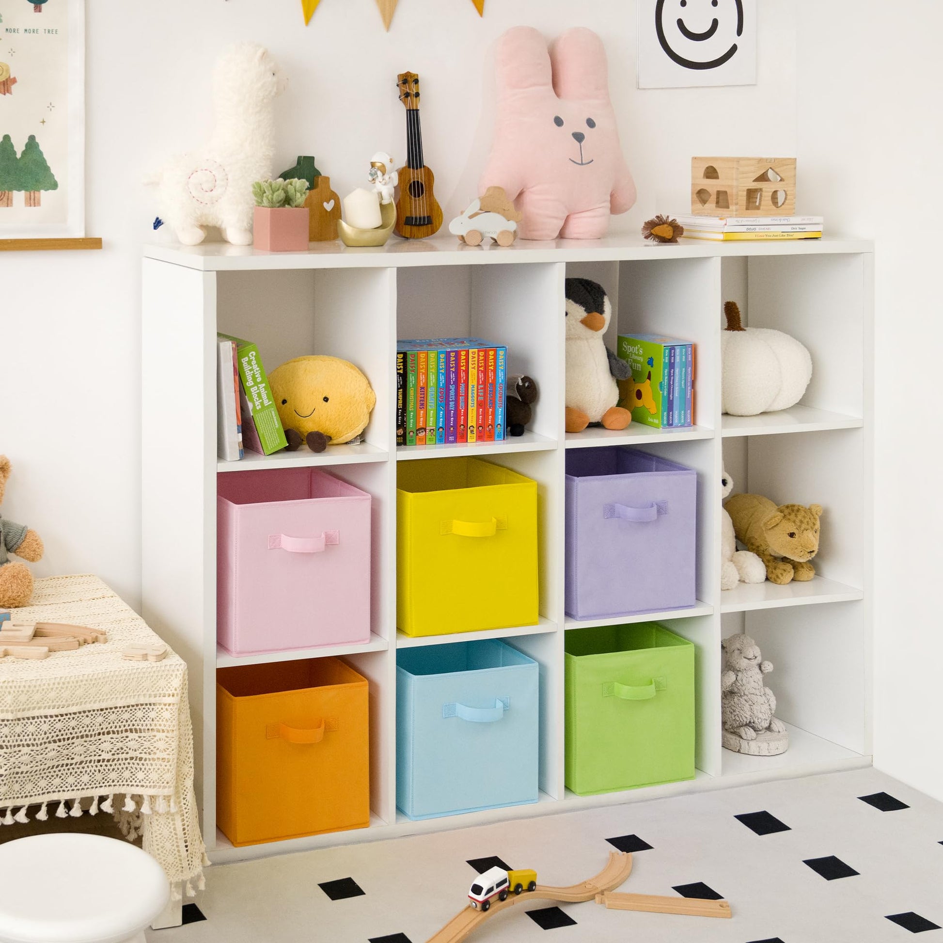 GRANNY SAYS 11x11 Storage Cube Organizers, Pastel Color, 6-Pack